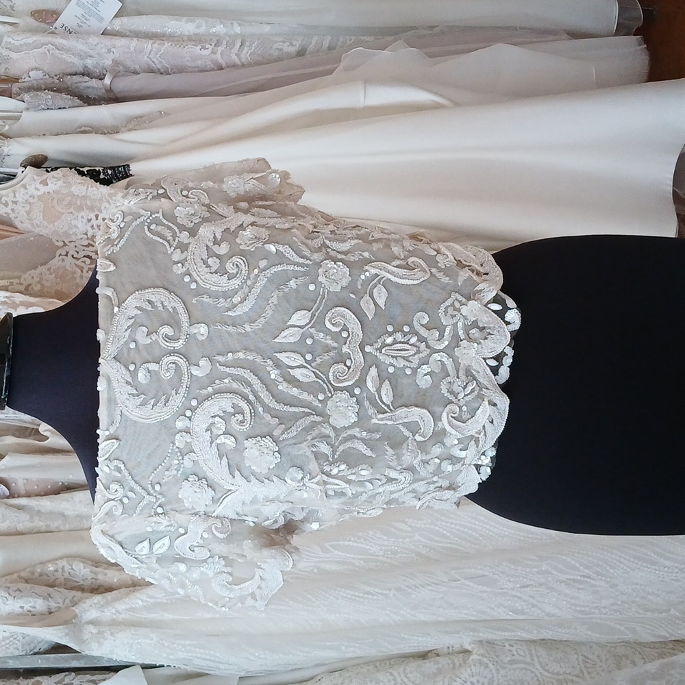 Beaded bridal top
